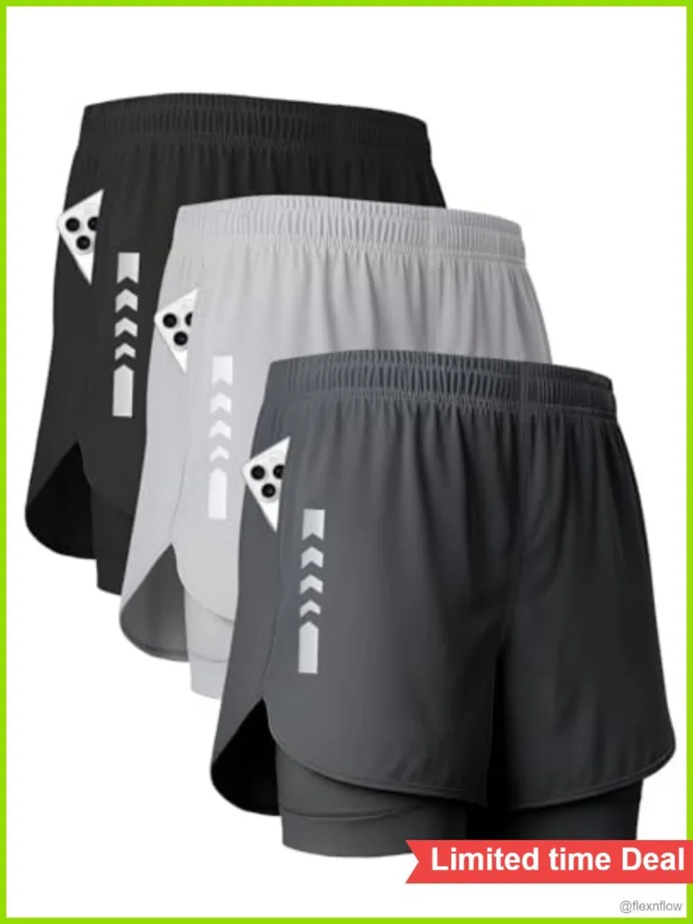 Men's 2-in-1 Running Shorts 5